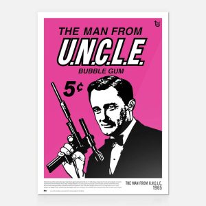 1965 The Man From U.N.C.L.E. 80th Anniversary Poster- art-poscckb-18t80a-086