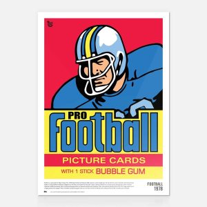 1978 Football 80th Anniversary Poster- art-poscckb-18t80a-090