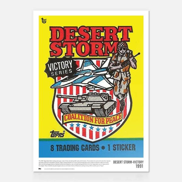 1991 Desert Storm - Victory 80th Anniversary Poster 80th- art-poscckb-18t80a-094