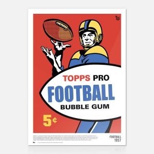 1957 Football 80th Anniversary Poster- art-poscckb-18t80a-096