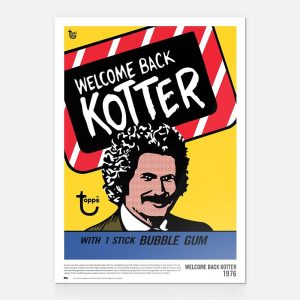 1976 Welcome Back Kotter 80th Anniversary Poster- art-poscckb-18t80a-082