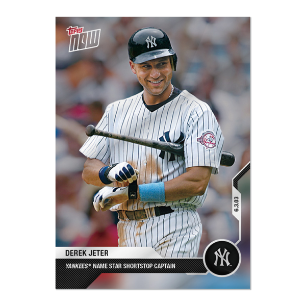 Derek Jeter Career Retrospective Topps NOW® Chrome Card 2- artbb-chrome-20tn-dj02