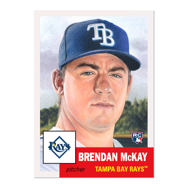 Topps MLB® Living Set® Card #320 - Brendan McKay- artbb-cckb16-20tls-0320