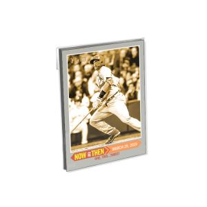 2019 Heritage High Number Oversized Complete Now and Then Set (15 Cards) Gold Ed. - # to 10- artbble-16c2s-19hbhn-gold-set08
