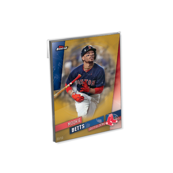 2019 Topps Finest Baseball Base Oversized Complete Base Set (100 Cards) Gold Ed. - # to 10- artbble-16c2s-19tfbb-gold-set01