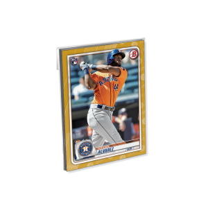 2020 Bowman Baseball Oversized Complete Base Card Set (100 Cards) Gold Ed. - # to 10- artbble-16c2s-20bwbb-gold-set01