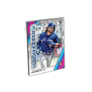 2020 Bowman Baseball Oversized Complete ROY Favorites Card Set (15 Cards) - # to 49- artbble-16c2s-20bwbb-set06