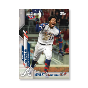 2020 Topps Opening Day Baseball Oversized Complete Walk This Way Set (25 Cards) - # to 49- artbble-16c2s-20odbb-set05