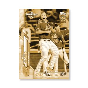 2020 Topps Opening Day Baseball Oversized Complete Walk This Way Set (25 Cards) Gold Ed. - # to 10- artbble-16c2s-20odbb-gold-set05