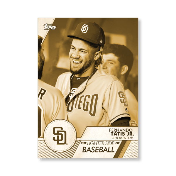 2020 Topps Opening Day Baseball Oversized Complete The Lighter Side of Baseball Set (25 Cards) Gold Ed. - # to 10- artbble-16c2s-20odbb-gold-set06