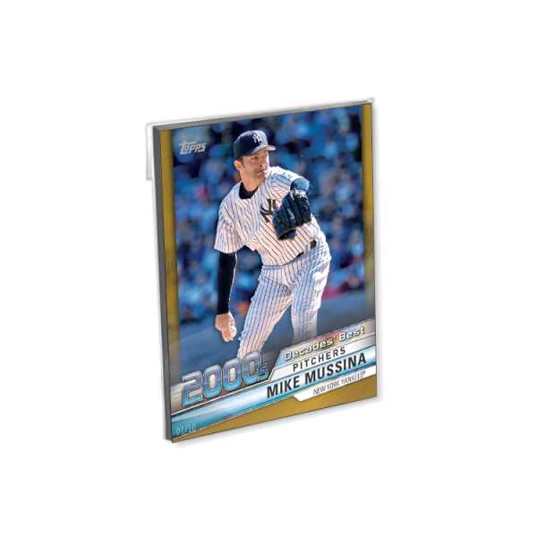 2020 Topps Series 1 Baseball Oversized Complete Decades Best 2000's Set (10 Cards) Gold Ed. - # to 10- artbble-16c2s-20tbb1-gold-set09