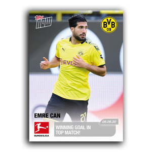 Winning goal in top match! - Bundesliga TOPPS NOW & reg; Card #168- artbl-16c2s-20tn-0168