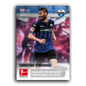 Equalizer for important point against RB Leipzig - Bundesliga TOPPS NOW & reg; Card #171- artbl-16c2s-20tn-0171