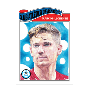 Topps UCL Living Set Card #175- Marcos Llorente- artcl-cckb16-20tls-0175