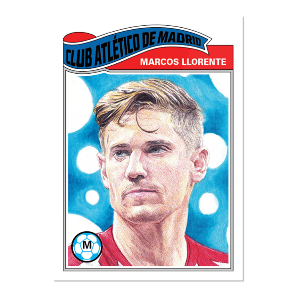 Topps UCL Living Set Card #175- Marcos Llorente- artcl-cckb16-20tls-0175
