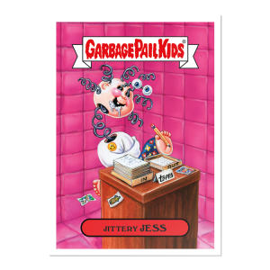 Jittery Jess 2020 GPK Bizarre Holidays Poster- artgpk-pos-20gpk-bh3a-s
