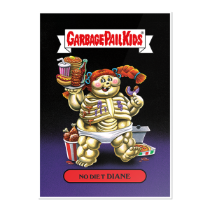 No Diet Diane 2020 GPK Bizarre Holidays Poster- artgpk-pos-20gpk-may6a-s