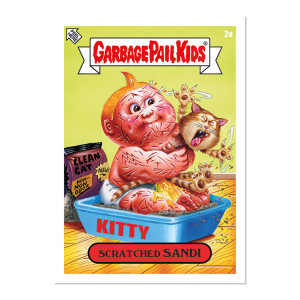Scratched Sandi 2020 GPK Bizarre Holidays Poster- artgpk-pos-20gpk-june2a-s