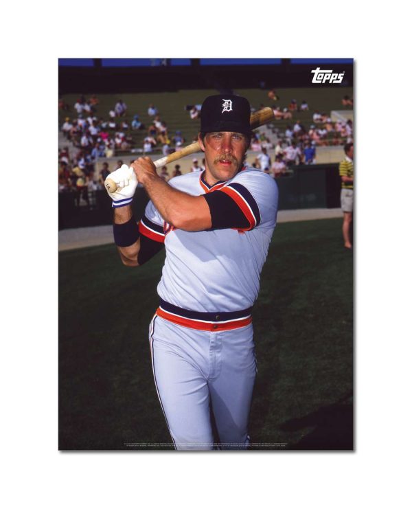 Dave Bergman Player Portrait Poster #3-18 x 24- artpp-db03-130224-m