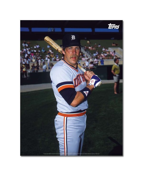 Dave Bergman Player Portrait Poster #4-18 x 24- artpp-db04-130225-m