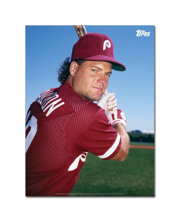 Darren Daulton Player Portrait Poster #2-18 x 24- artpp-dd02-130305-m