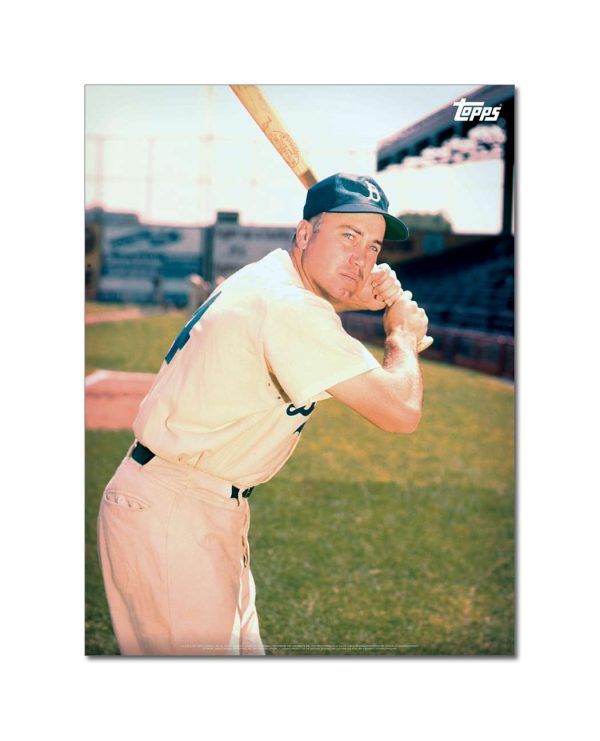 Duke Snider Player Portrait Poster #1-18 x 24- artpp-ds01-130173-m