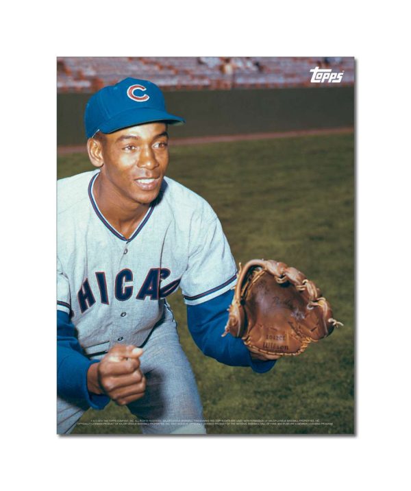 Ernie Banks Player Portrait Poster #2-11 x 14- artpp-eb02-130011-s