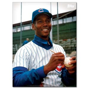 Ernie Banks Player Portrait Poster #6-18 x 24- artpp-eb06-130211-m