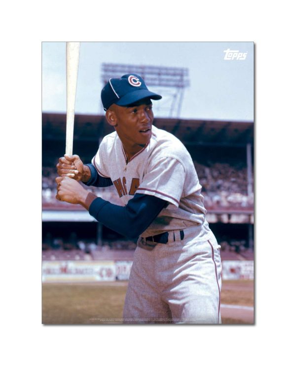 Ernie Banks Player Portrait Poster #8-18 x 24- artpp-eb08-130213-m