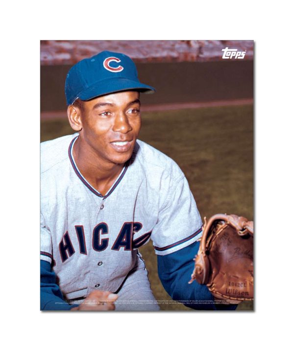 Ernie Banks Player Portrait Poster #11-11 x 14- artpp-eb11-130216-s