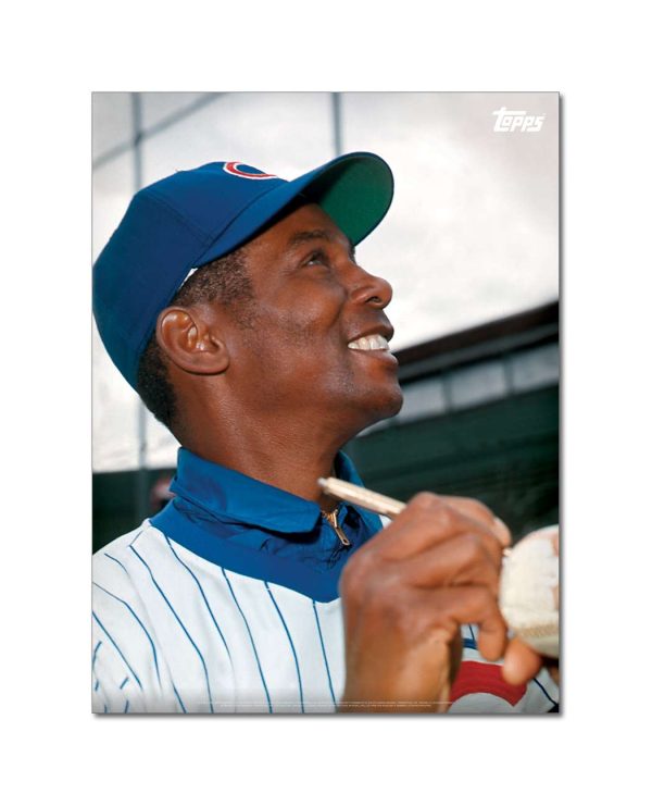 Ernie Banks Player Portrait Poster #12-18 x 24- artpp-eb12-130217-m