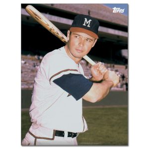 Eddie Matthews Player Portrait Poster #1-18 x 24- artpp-em01-130118-m