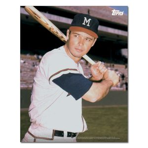 Eddie Matthews Player Portrait Poster #1-11 x 14- artpp-em01-130118-s