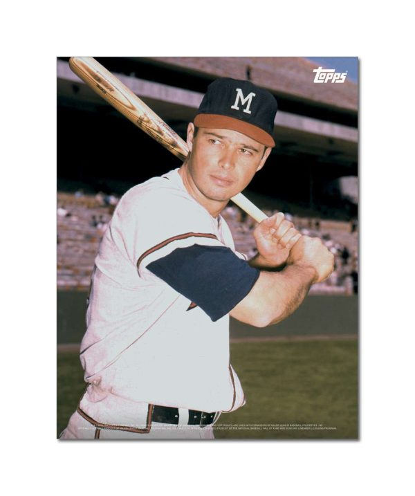 Eddie Matthews Player Portrait Poster #1-11 x 14- artpp-em01-130118-s