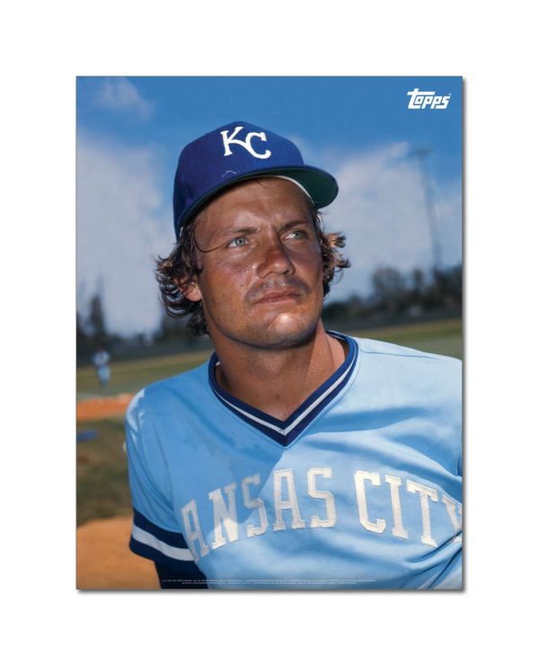 George Brett Player Portrait Poster #2-18 x 24- artpp-gb02-130033-m