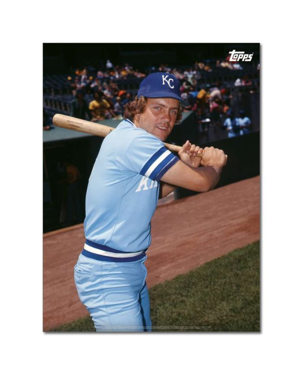 George Brett Player Portrait Poster #5-18 x 24- artpp-gb05-130250-m
