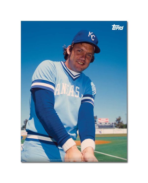 George Brett Player Portrait Poster #6-18 x 24- artpp-gb06-130251-m