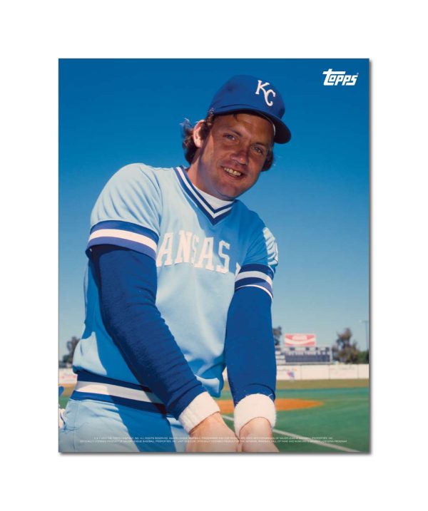George Brett Player Portrait Poster #6-11 x 14- artpp-gb06-130251-s