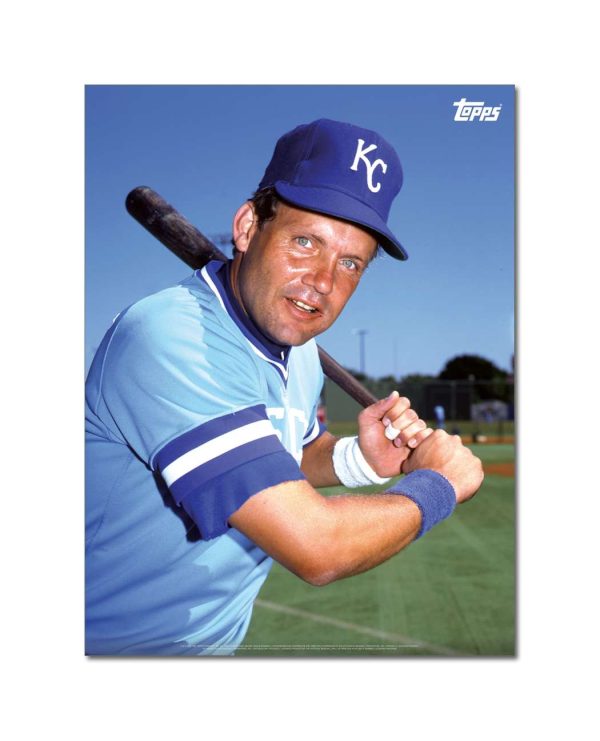 George Brett Player Portrait Poster #7-18 x 24- artpp-gb07-130252-m