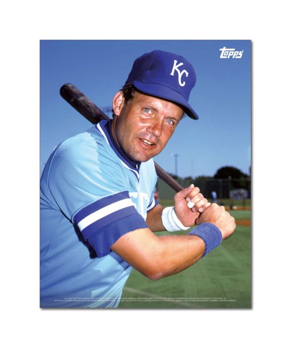 George Brett Player Portrait Poster #7-11 x 14- artpp-gb07-130252-s