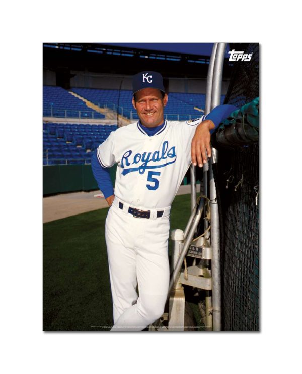 George Brett Player Portrait Poster #8-18 x 24- artpp-gb08-130253-m