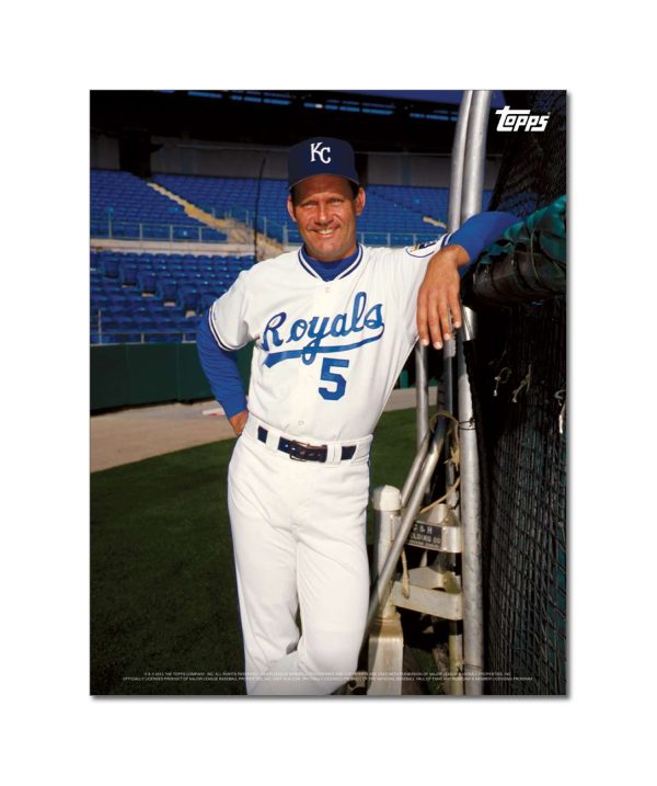 George Brett Player Portrait Poster #8-11 x 14- artpp-gb08-130253-s