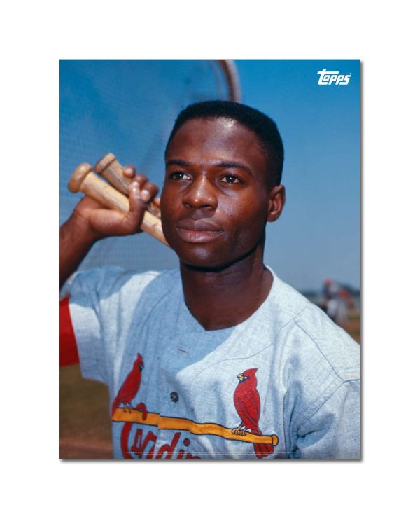 Lou Brock Player Portrait Poster #6-18 x 24- artpp-lb06-130255-m