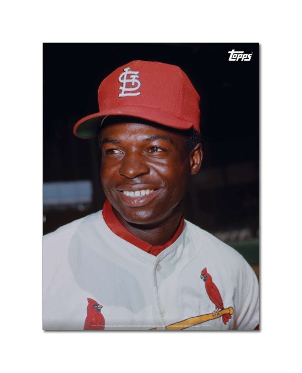 Lou Brock Player Portrait Poster #8-18 x 24- artpp-lb08-130257-m