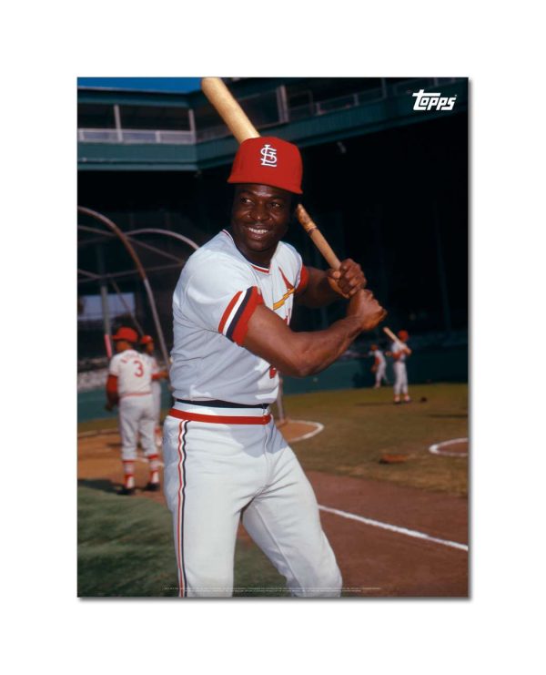 Lou Brock Player Portrait Poster #10-18 x 24- artpp-lb10-130259-m