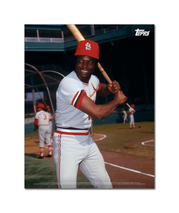 Lou Brock Player Portrait Poster #10-11 x 14- artpp-lb10-130259-s