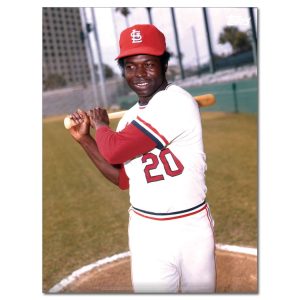 Lou Brock Player Portrait Poster #12-18 x 24- artpp-lb12-130261-m