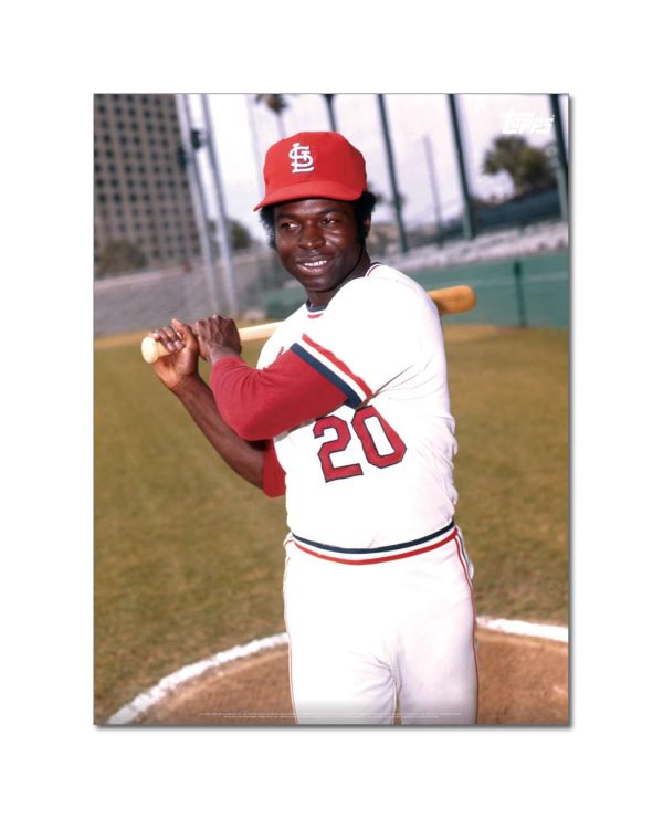 Lou Brock Player Portrait Poster #12-18 x 24- artpp-lb12-130261-m