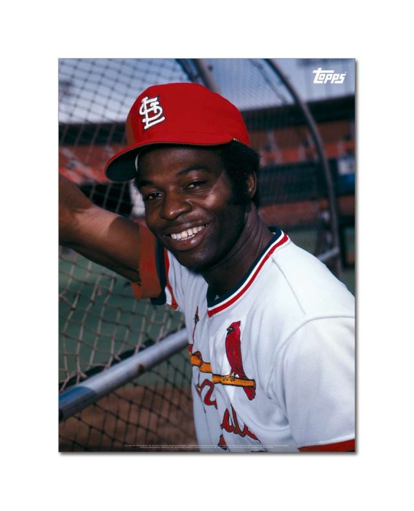 Lou Brock Player Portrait Poster #14-18 x 24- artpp-lb14-130263-m