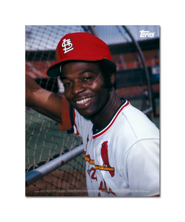 Lou Brock Player Portrait Poster #14-11 x 14- artpp-lb14-130263-s